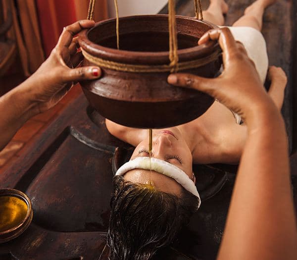 Shirodhara-Ayurvedic treatment-women